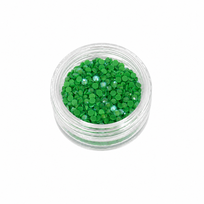Glass Rhinestones - GLOW IN THE DARK - Luminous Green