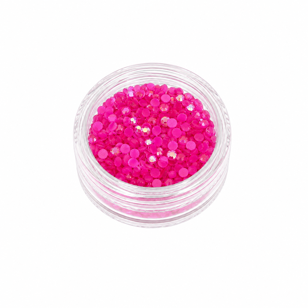 Glass Rhinestones - GLOW IN THE DARK - Neon Rose AB