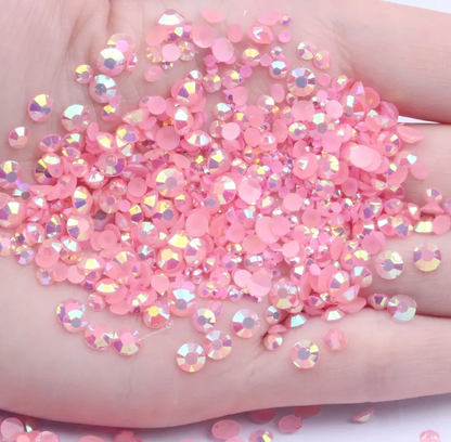 Pink - AB Jelly Rhinestones