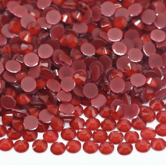 Glass Rhinestones - Neon Rouge