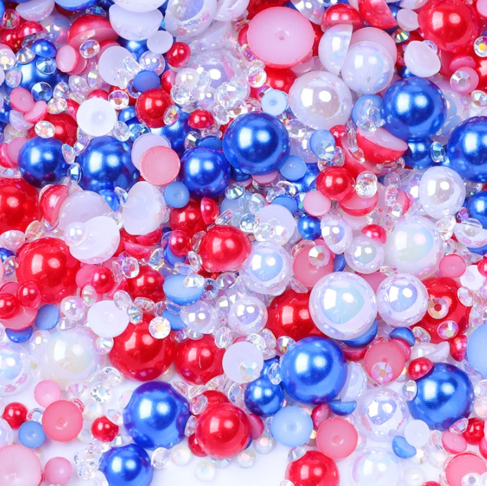 Red, White and Blue - Pearl Mix