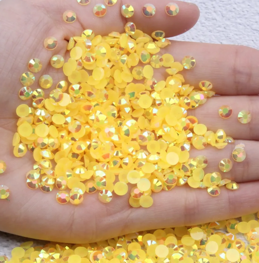 Sunflower Yellow - AB Jelly Rhinestones