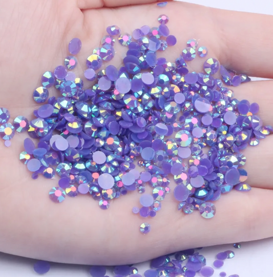 Purple - AB Jelly Rhinestones