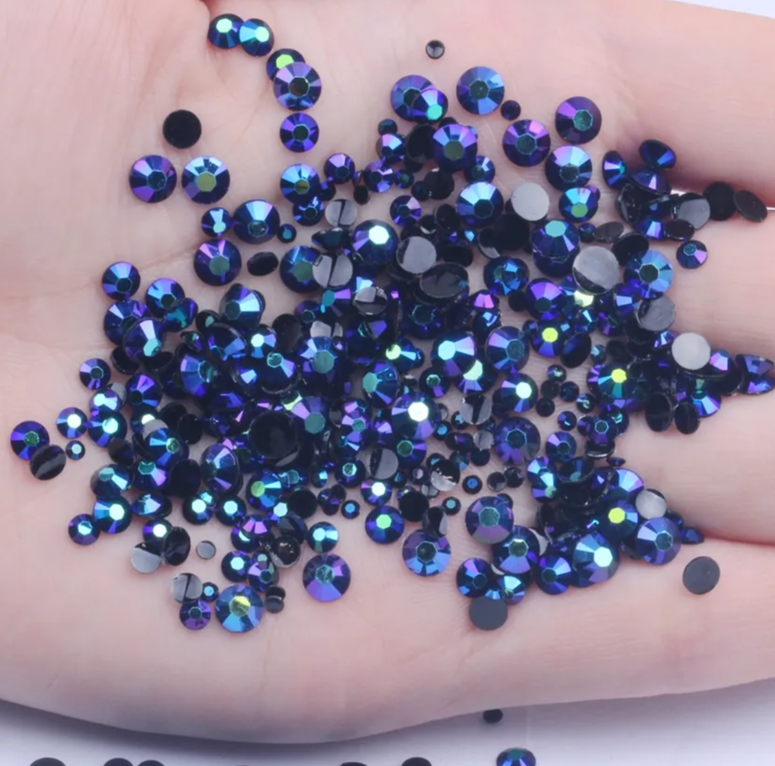 Obsidian - AB Rhinestones