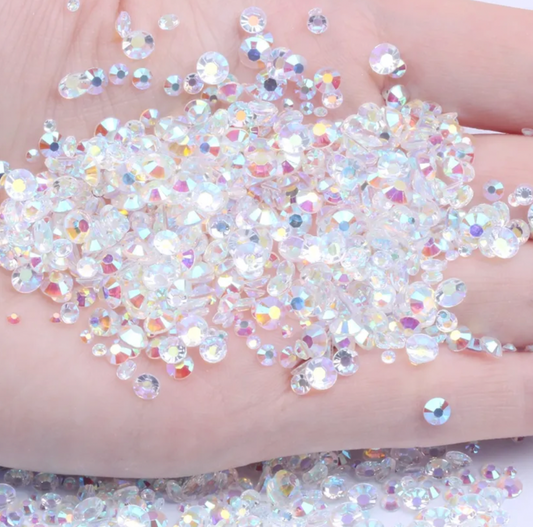 Clear - AB Jelly Rhinestones