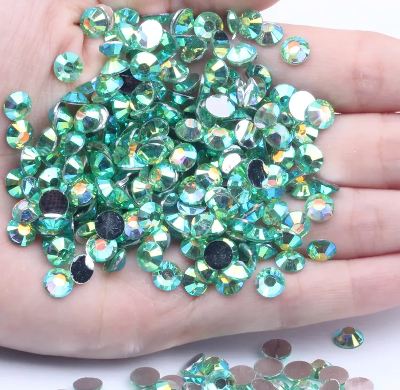 Galaxy Green - AB Rhinestones