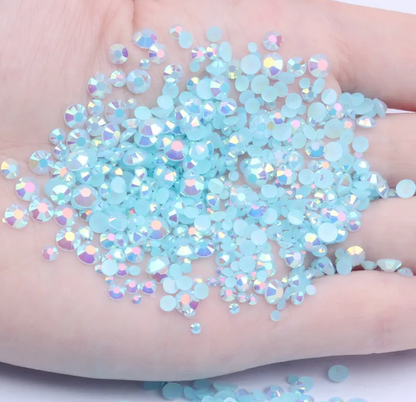 Baby Blue - AB Jelly Rhinestones