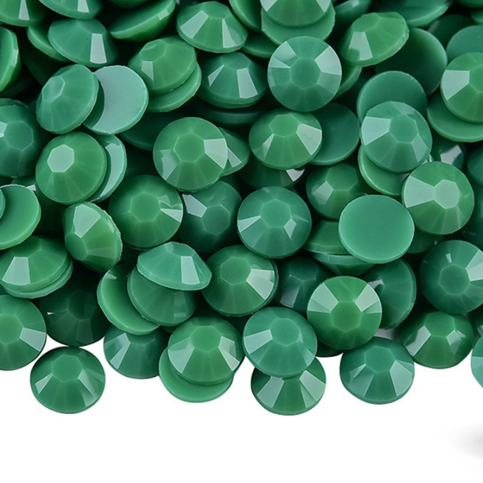 Solid Leaf Green Rhinestones – Brooke's Boutique