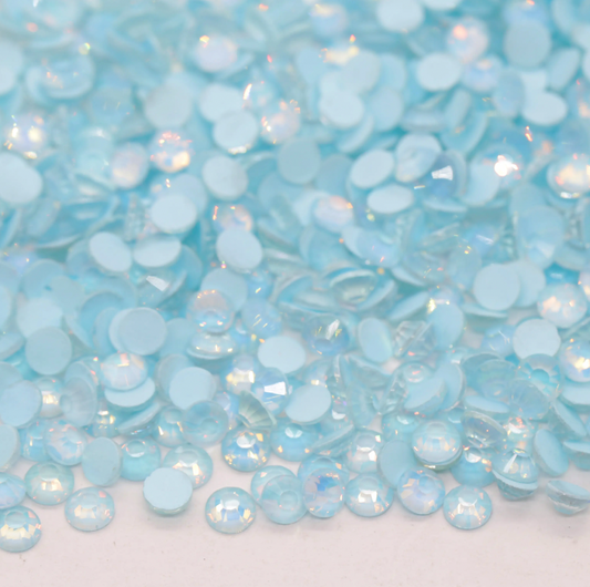 Glass Rhinestones - Blue Lagoon