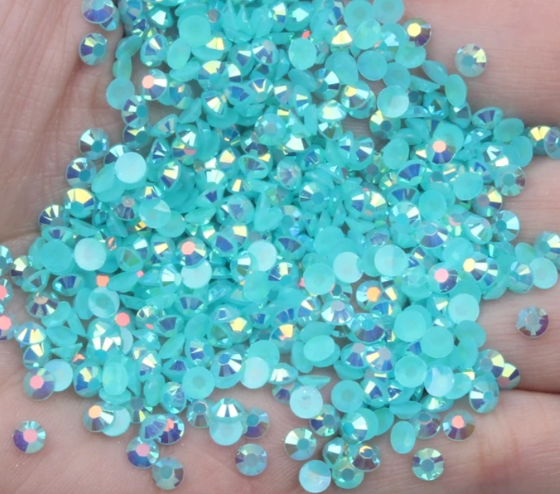 Lake Blue - AB Jelly Rhinestones