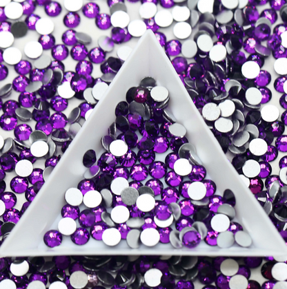 Glass Rhinestones - Tanzanite