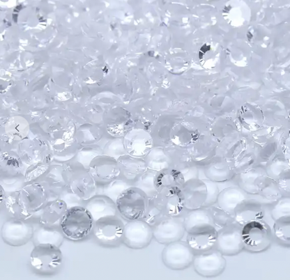 Glass Rhinestones - Crystal Clear - Transparent