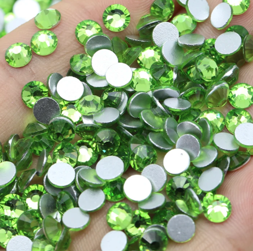 Glass Rhinestones - Peridot