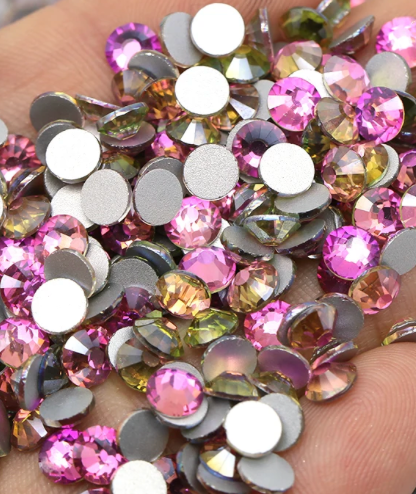 Glass Rhinestones - Lotus Blossom