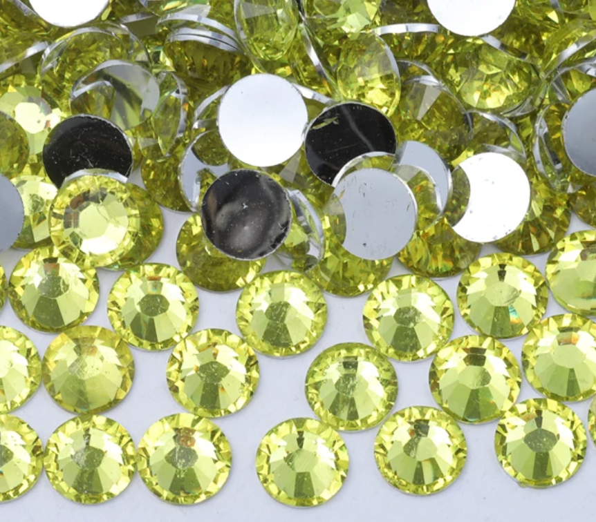 Lemon Lime - Silverback Rhinestones