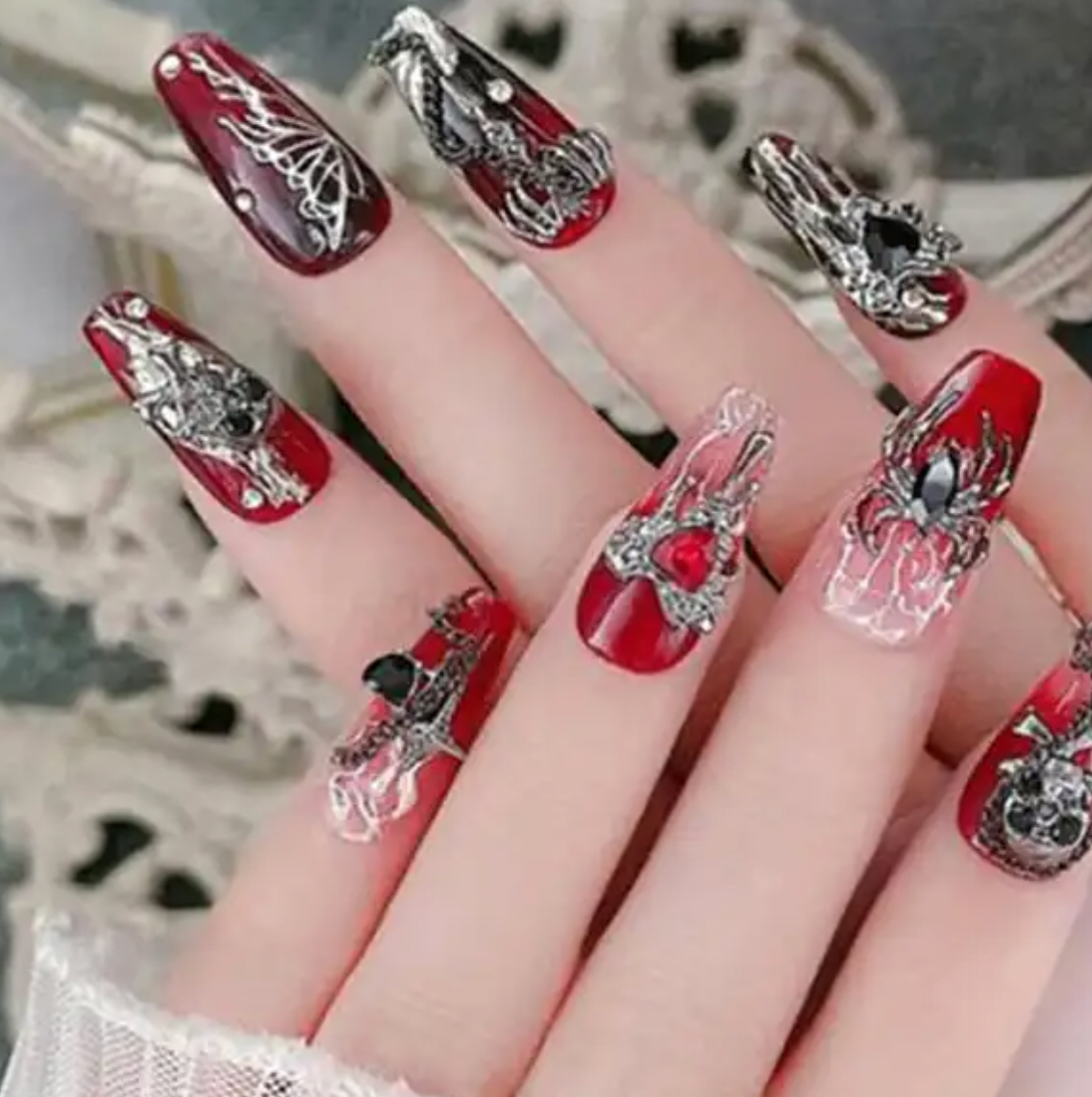 Gothic/Punk Charm Mix (50 Pieces)