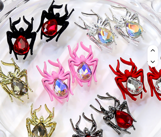 Spiders Charms (10 Pieces)