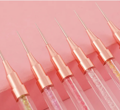 Rose Gold Double Headed Rhinestone Pen
