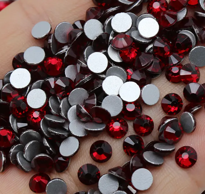 Glass Rhinestones - Dark Siam