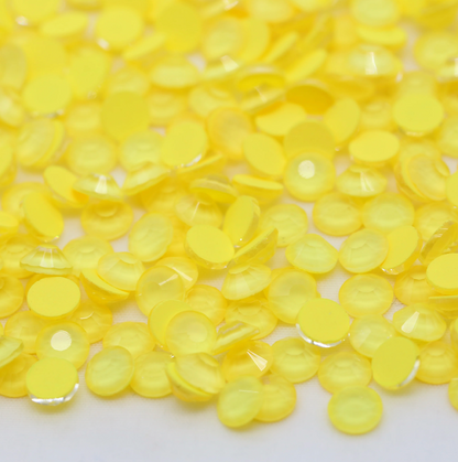 Glass Rhinestones - Neon Yellow