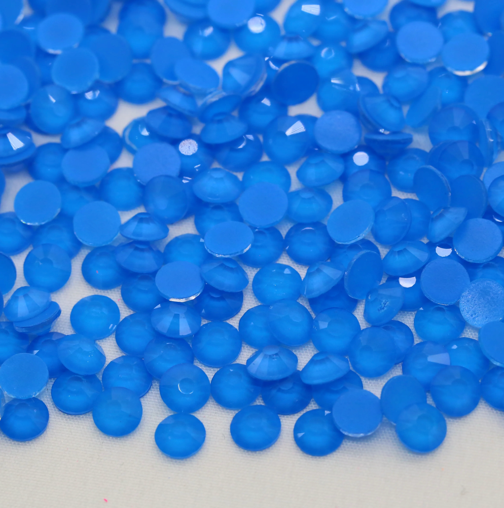 Glass Rhinestones - Neon Blue