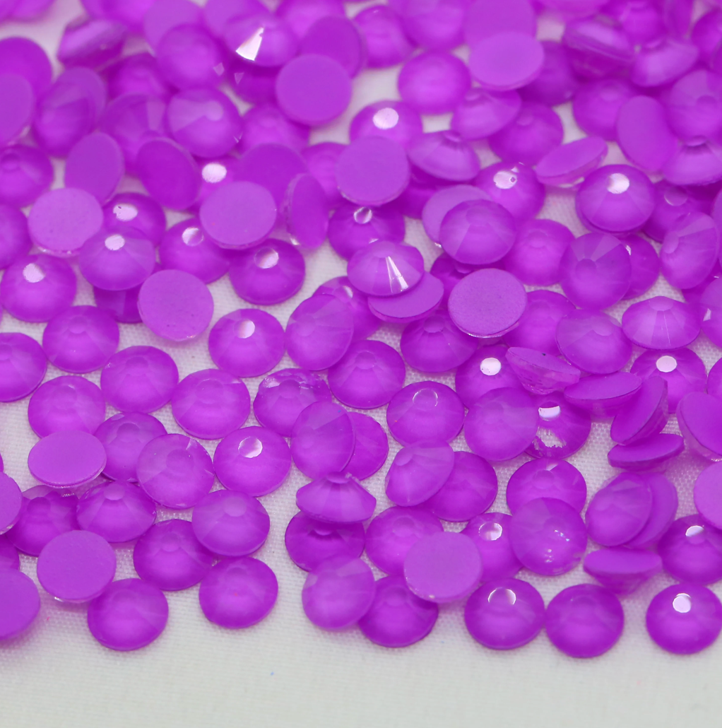 Glass Rhinestones - Neon Purple