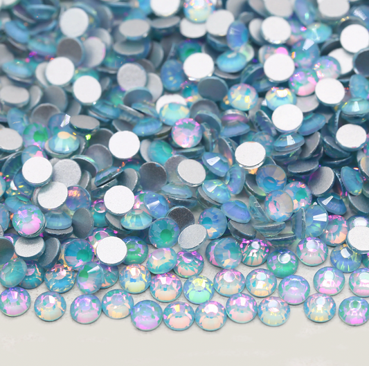 Glass Rhinestones - Shimmer Opal - Tiffany