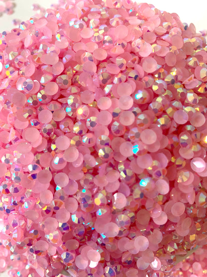 Baby Pink - AB Jelly Rhinestones