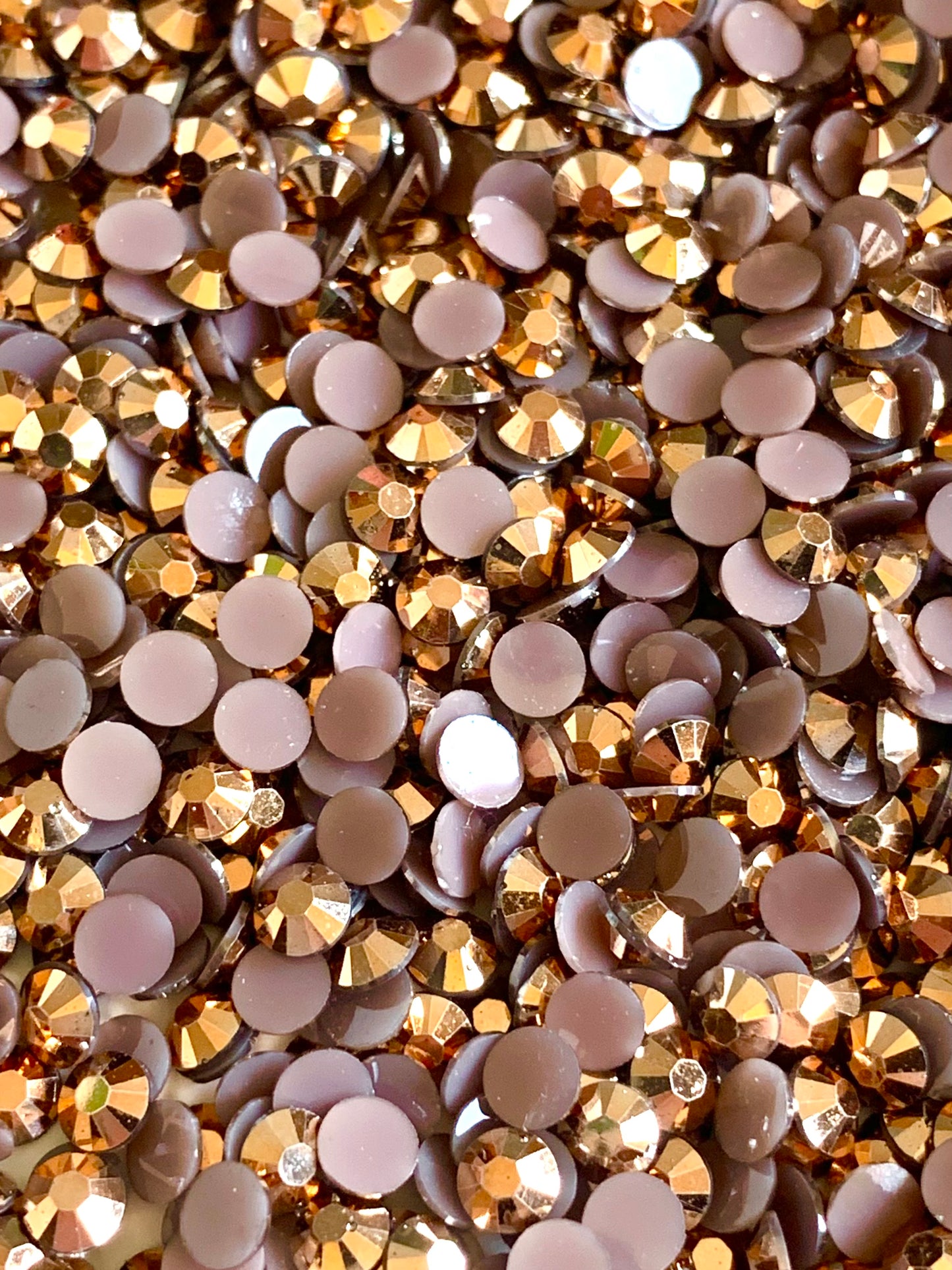 Metallic Copper Rhinestones