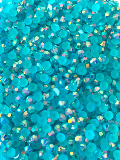 Aqua - AB Jelly Rhinestones