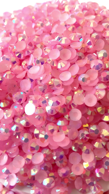 Baby Pink - AB Jelly Rhinestones