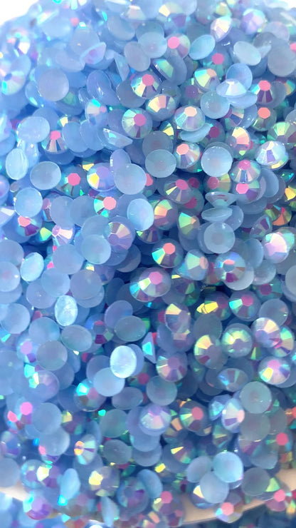 Sky Blue - AB Jelly Rhinestones